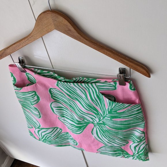 🌸💚Lilly Pulitzer Skort Size XS/0 Marigold Style Who Let the Fronds Out Pattern - Picture 6 of 14